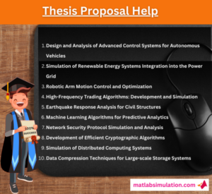 Thesis Proposal Assistance