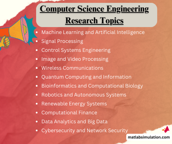 Computer Science Engineering Research Projects