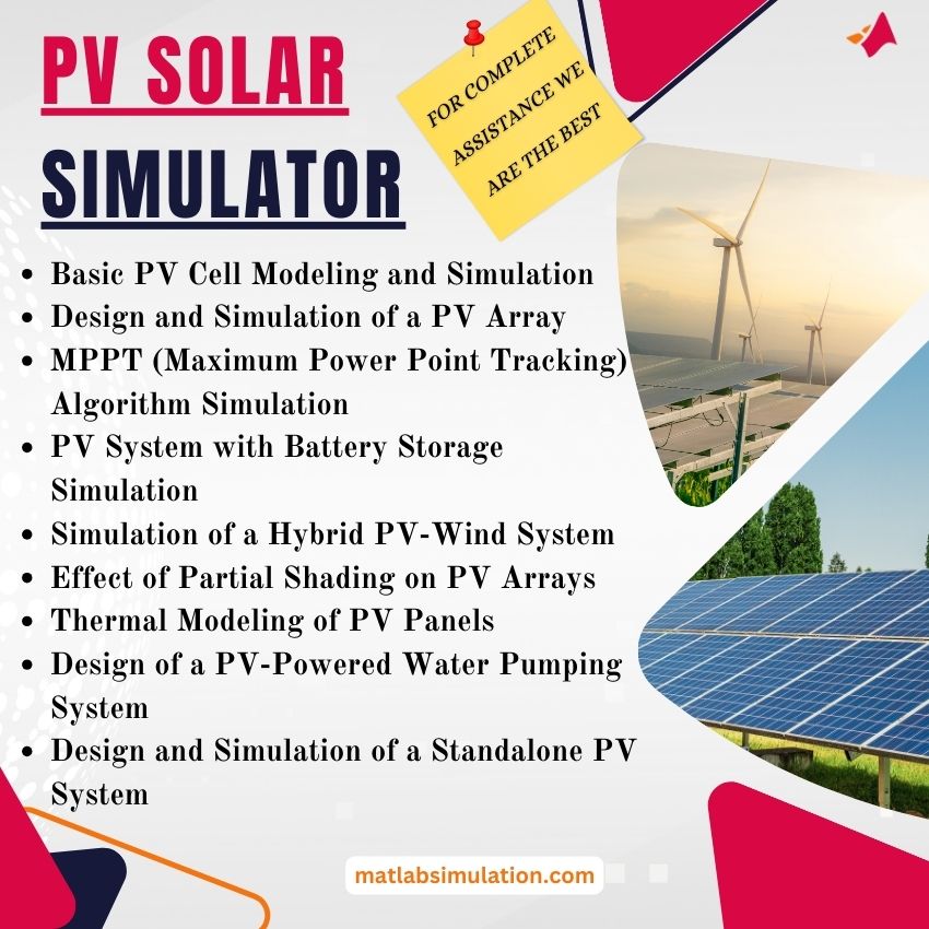 PV Solar Simulator Thesis Topics